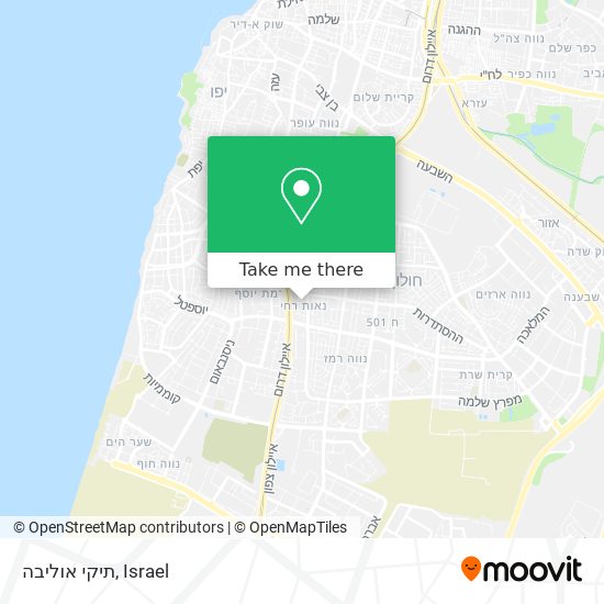 תיקי אוליבה map