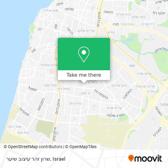 שרון זהר עיצוב שיער map