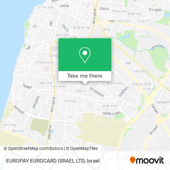 EUROPAY EUROCARD ISRAEL LTD map