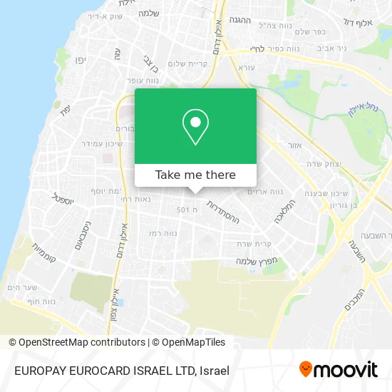 Карта EUROPAY EUROCARD ISRAEL LTD