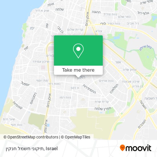 תיקוני חשמל חנקין map