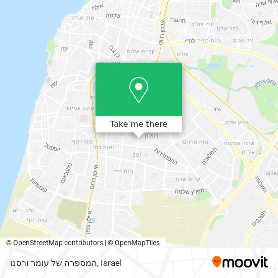 המספרה של עומר ורסנו map