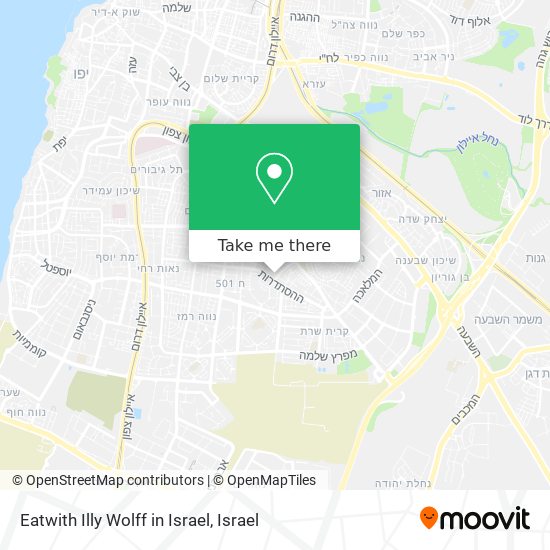 Eatwith Illy Wolff in Israel map