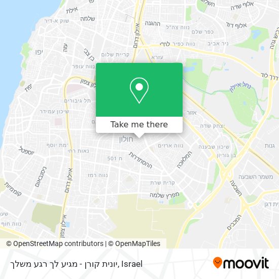 יונית קורן - מגיע לך רגע משלך map