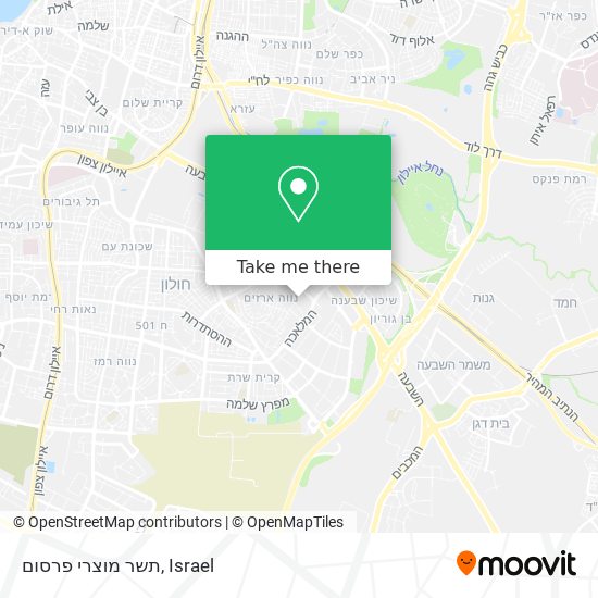 תשר מוצרי פרסום map