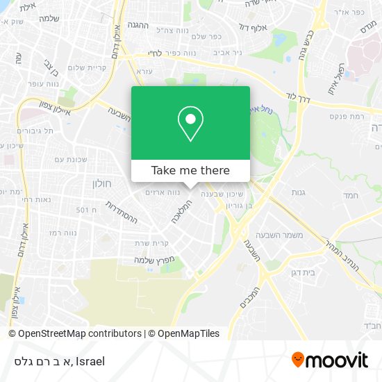 א ב רם גלס map