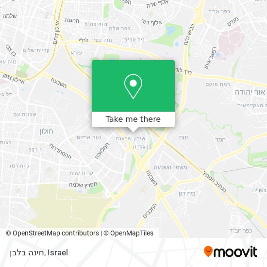 חינה בלבן map