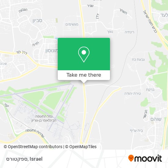 ספקטורס map