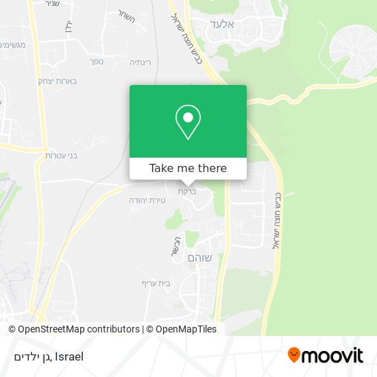 גן ילדים map