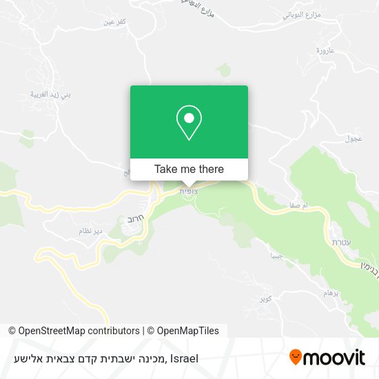 מכינה ישבתית קדם צבאית אלישע map