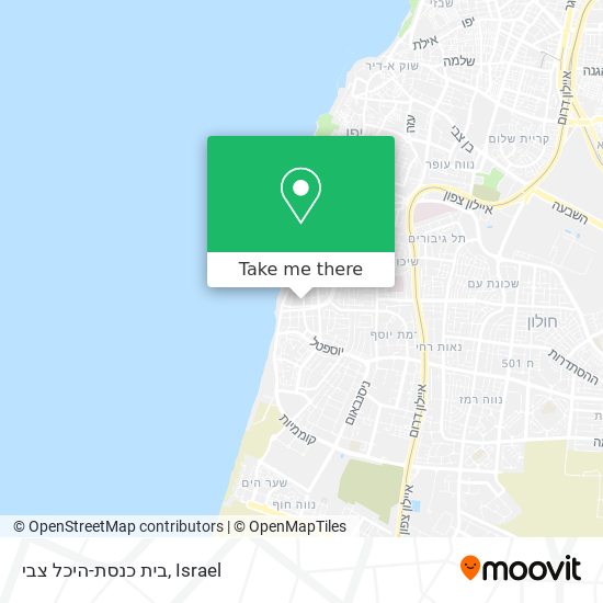 בית כנסת-היכל צבי map