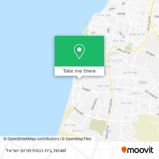 Карта בית כנסת-מרום ישראל