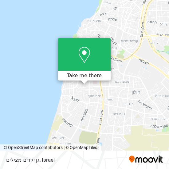 גן ילדים-מצילים map