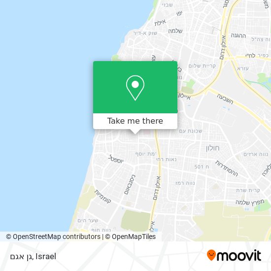 גן אגם map