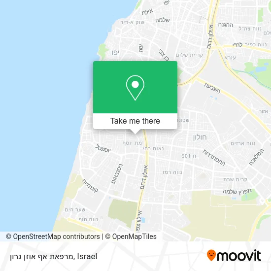 Карта מרפאת אף אוזן גרון