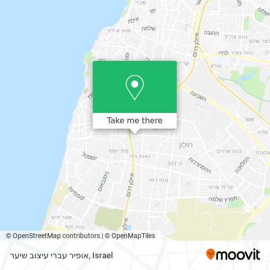 אופיר עברי עיצוב שיער map