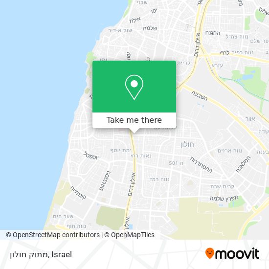 מתוק חולון map