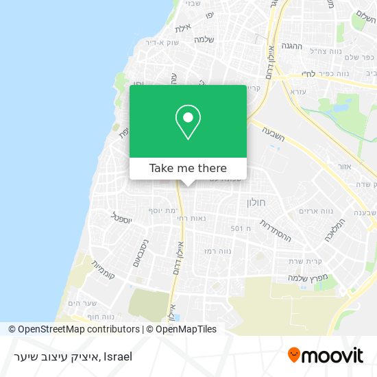 איציק עיצוב שיער map