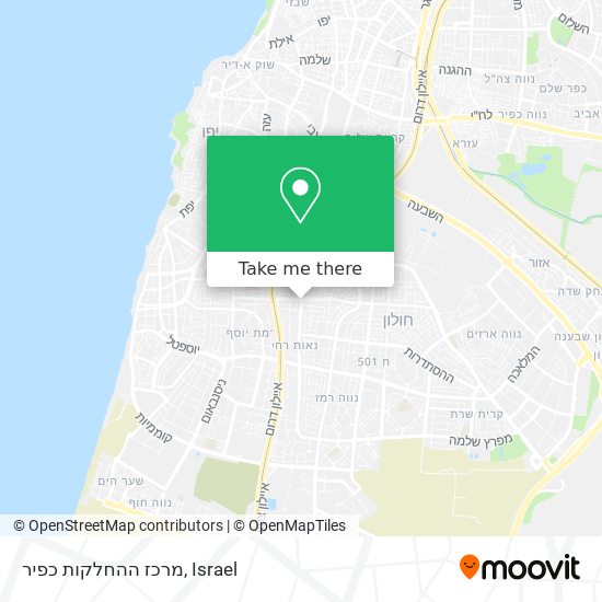 מרכז ההחלקות כפיר map