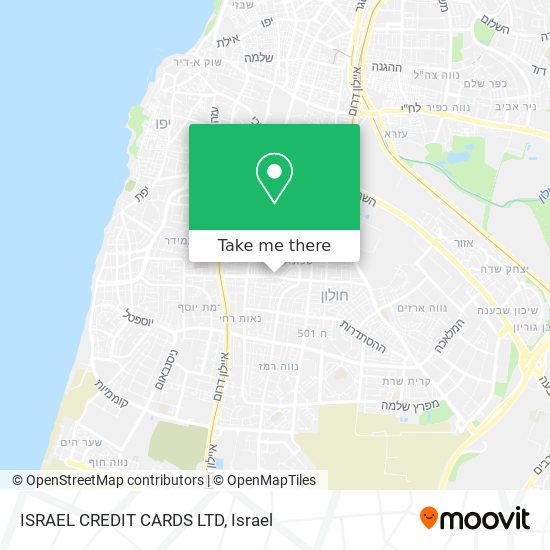 ISRAEL CREDIT CARDS LTD map