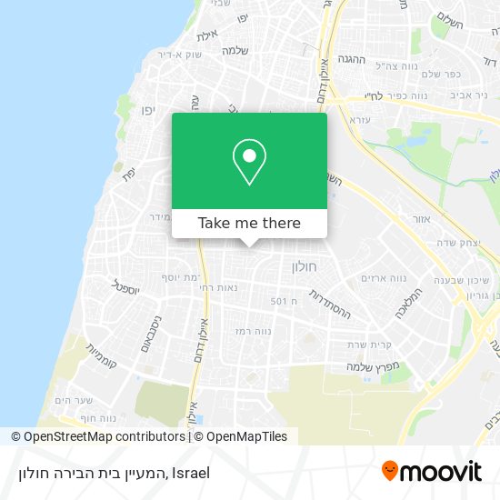 המעיין בית הבירה חולון map