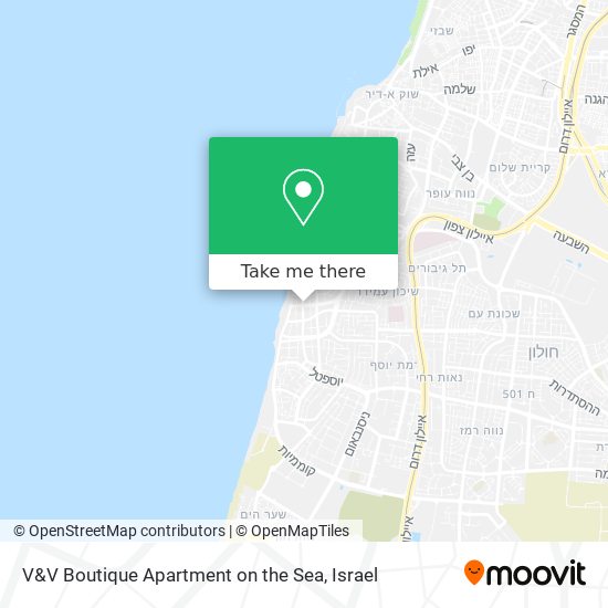 V&V Boutique Apartment on the Sea map