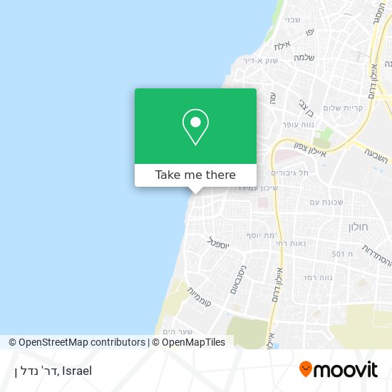 דר' נדל ן map