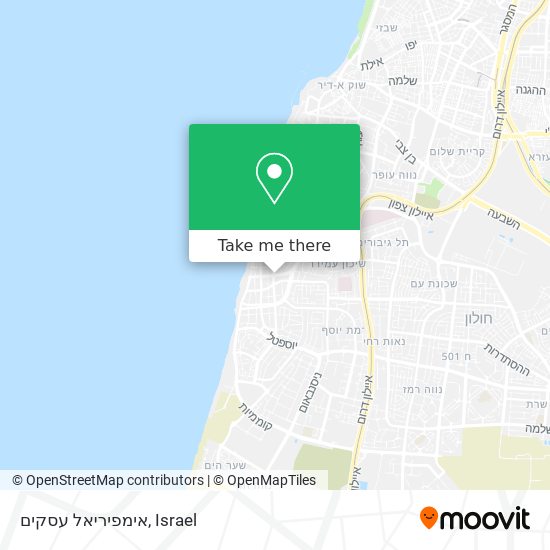 אימפיריאל עסקים map