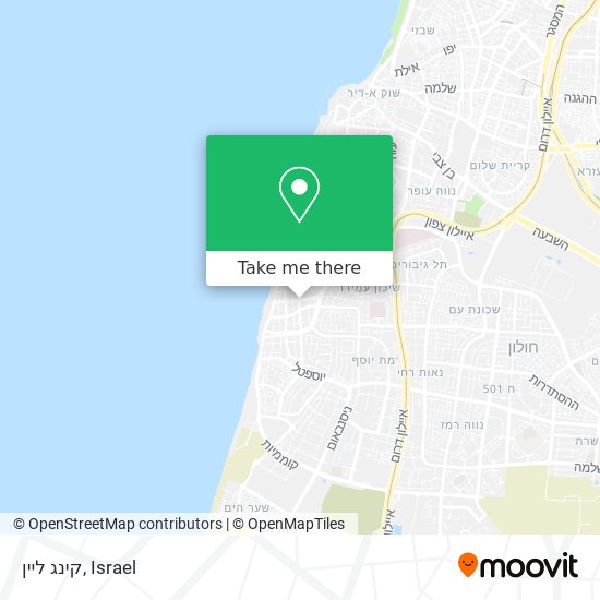 קינג ליין map