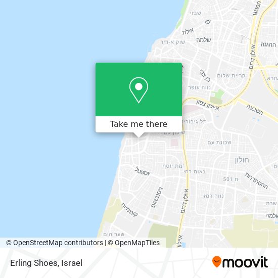 Erling Shoes map