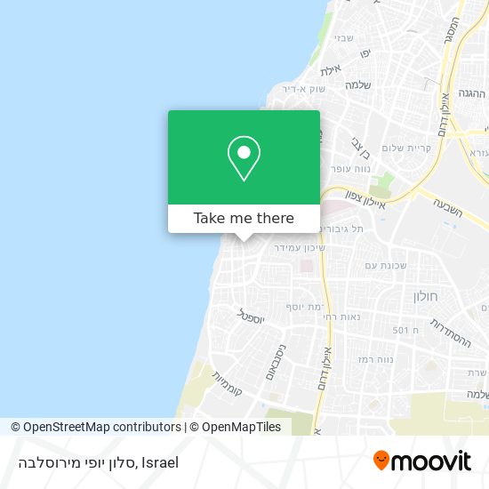 סלון יופי מירוסלבה map