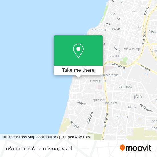 מספרת הכלבים והחתולים map