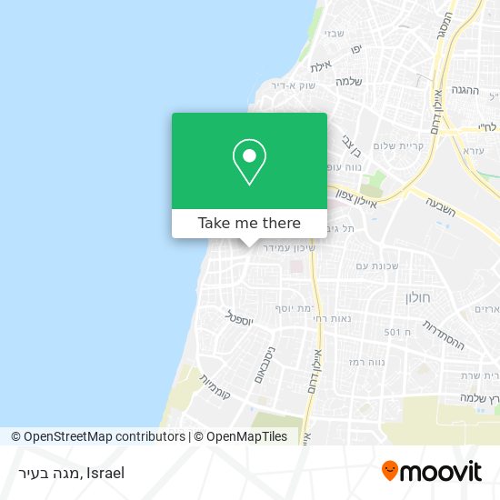 מגה בעיר map