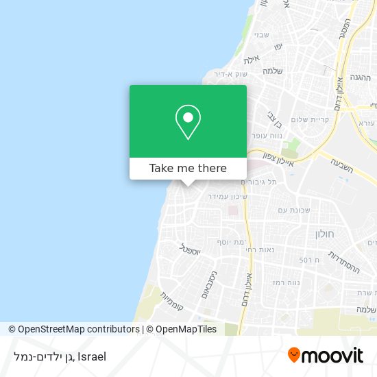 גן ילדים-נמל map