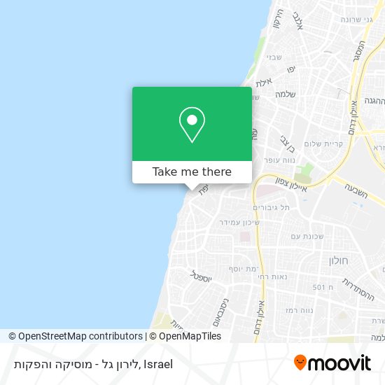 לירון גל - מוסיקה והפקות map