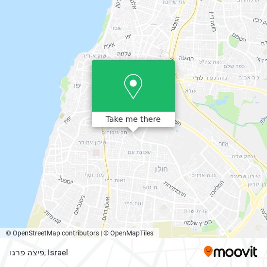 פיצה פרגו map