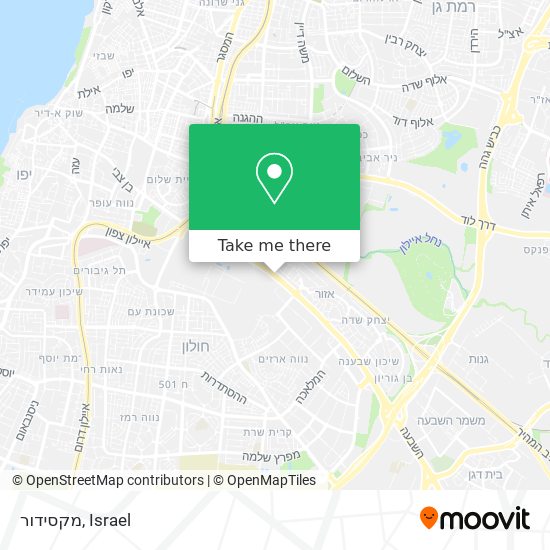 מקסידור map