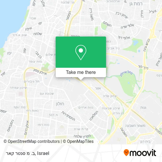 Карта ב. מ סנטר קאר