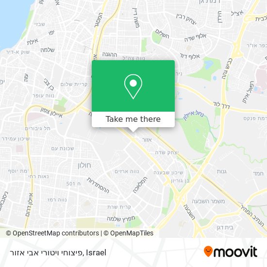 פיצוחי ויטורי אבי אזור map