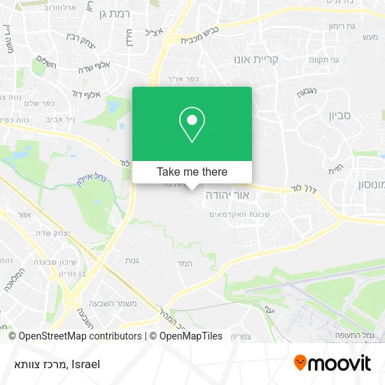 Карта מרכז צוותא