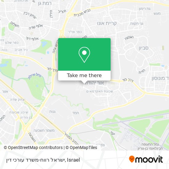 ישראל רווח-משרד עורכי דין map