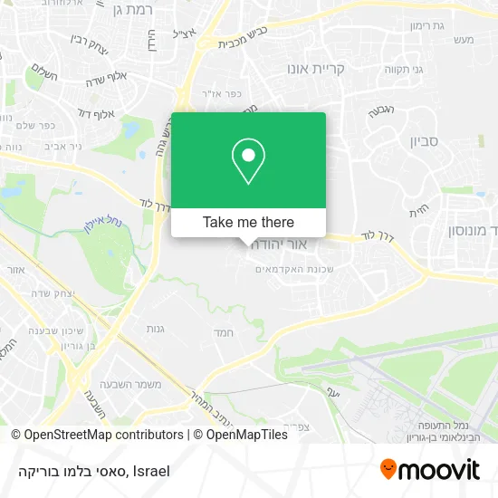 Карта סאסי בלמו בוריקה
