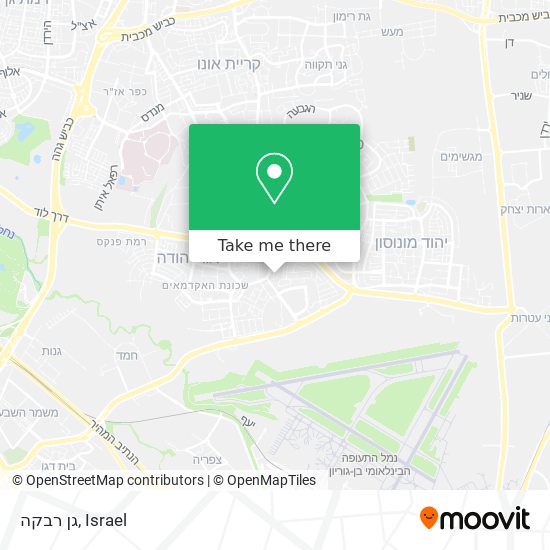 גן רבקה map