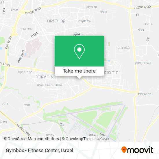 Карта Gymbox - Fitness Center