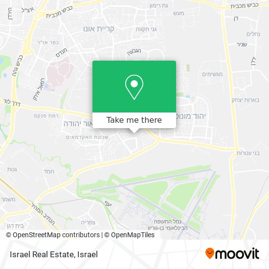 Карта Israel Real Estate