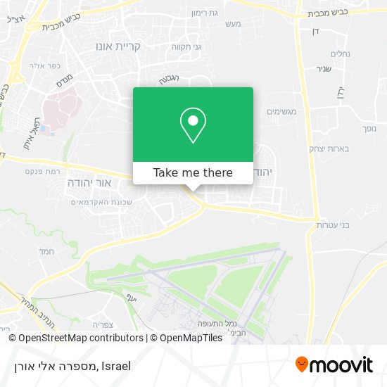 מספרה אלי אורן map