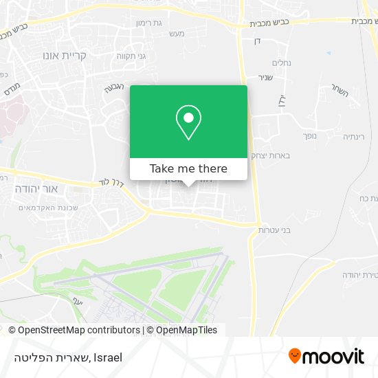 שארית הפליטה map