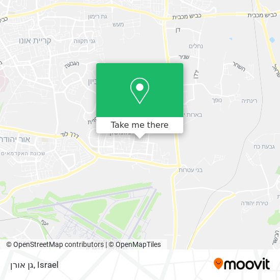 גן אורן map