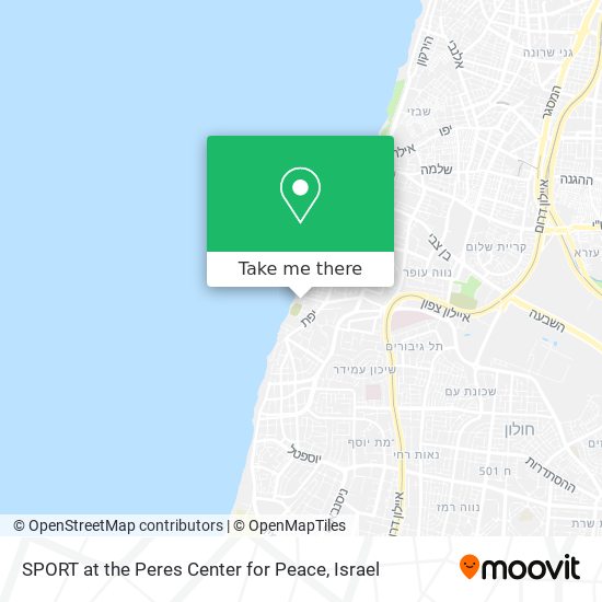 SPORT at the Peres Center for Peace map