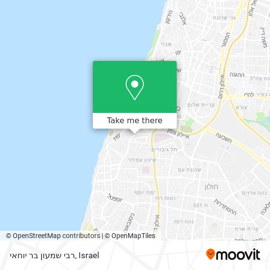 רבי שמעון בר יוחאי map